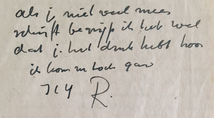 I Love You, Rietveld